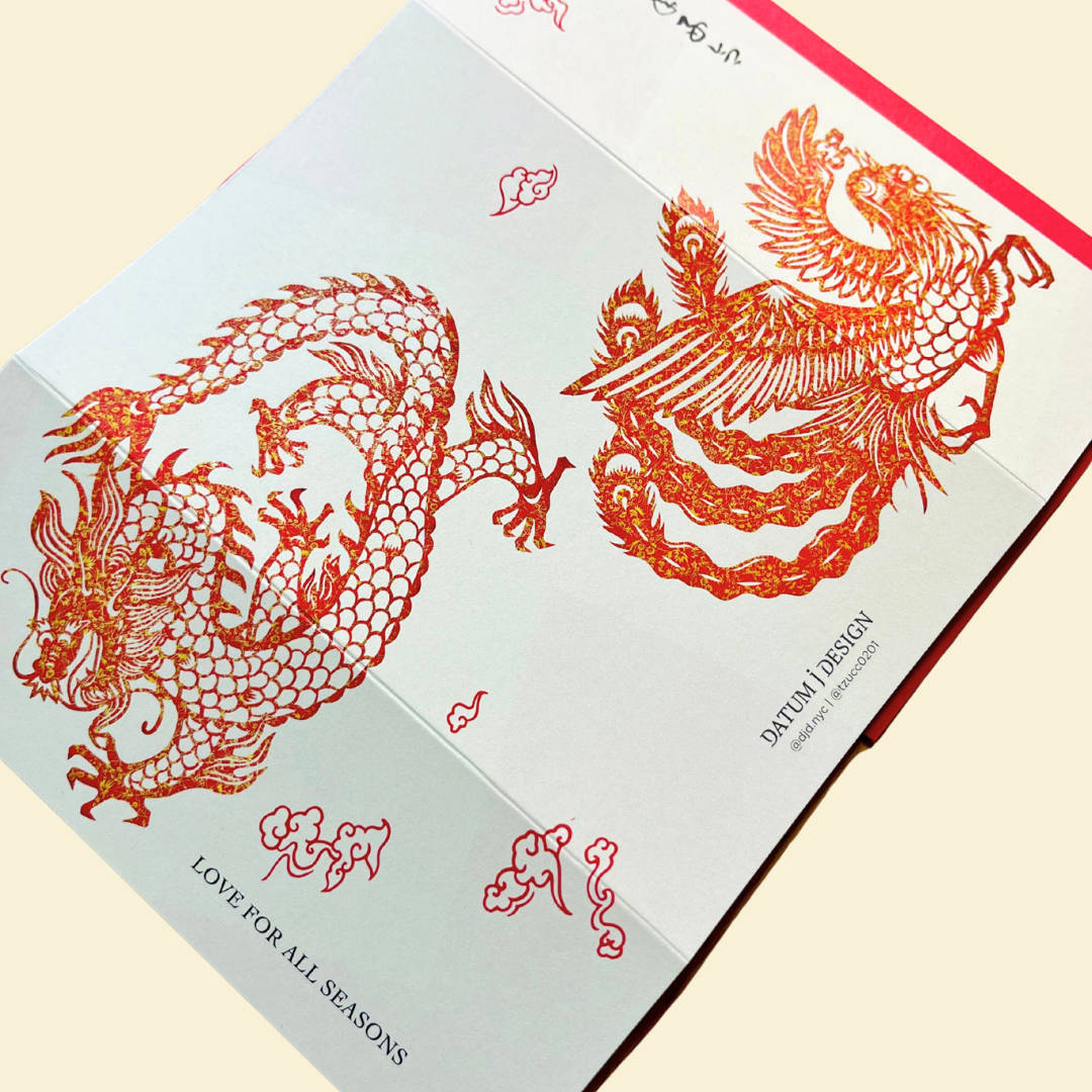 Dragon and Phoenix Card