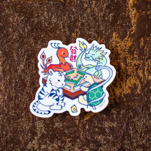 The Mahjong Table Sticker