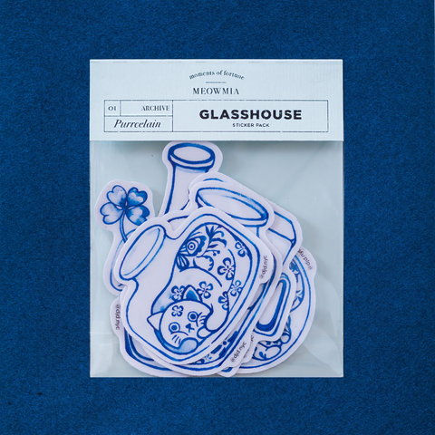 Purrcelain x Cat in the Glasshouse Sticker Pack
