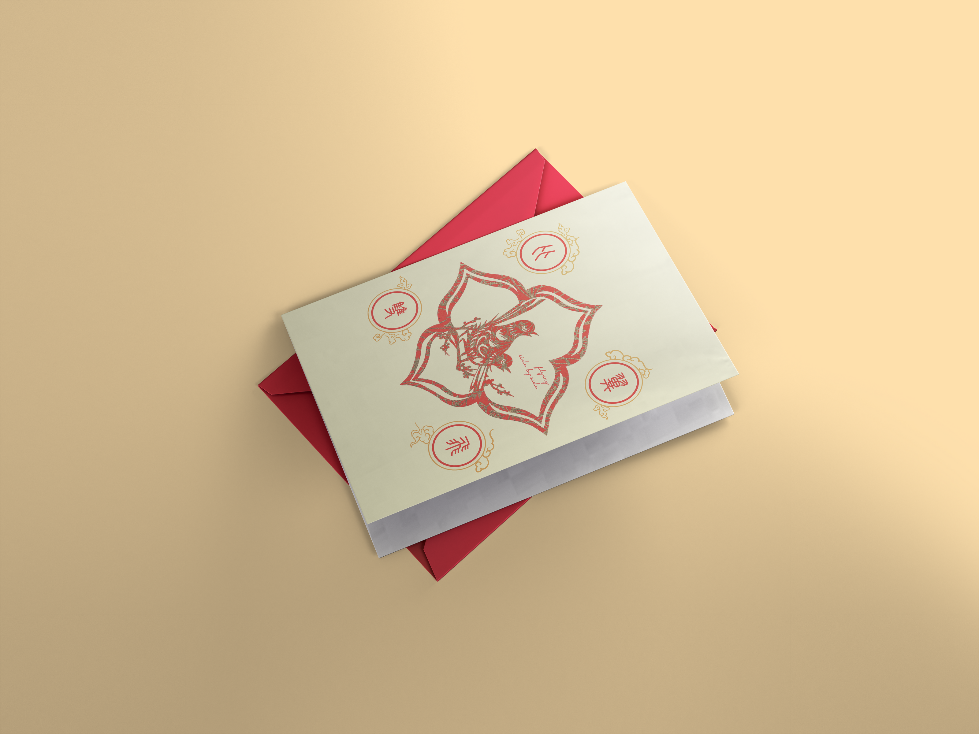 Magpie Valentines Card