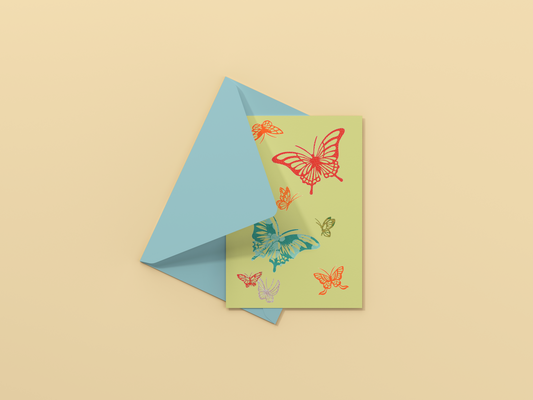 Butterflies - Greeting Card